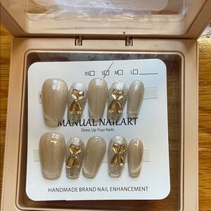 Gold and Silver Nail Art Set